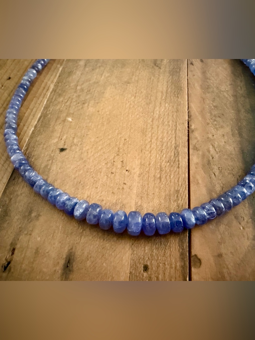 JAY KING “MINE FINDS” DRT TANZANITE BEADED NECKLACE 32g